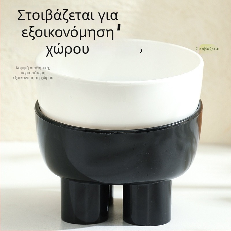 Κύπελλο φαγητού κατοικίδιων με αντιανατροπή, ευρύς στόμιο για πόσιμο νερό και φαγητό για γάτες και σκύλους, προστασία αυχένα