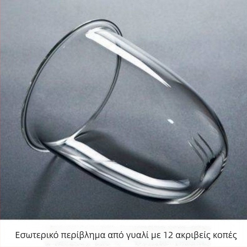 Νέου στυλ γυάλινο τσαγιερό με καπάκι για τσάι από άνθη, σετ Gongfu τσαγιού με φιλτράκι, μεγάλο διαφανές αγγείο τσαγιού με σχέδιο πιγκουίνου, τριμελές σετ με κύπελλα με παχύτερες λαβές