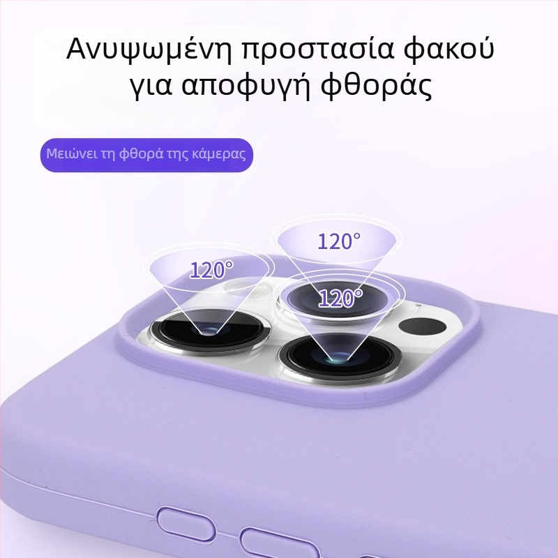 Θήκη από Υγρή Σιλικόνη για iPhone 15/16 Pro Max και iPhone 17 Pro — επιχειρηματικό στυλ, πλήρης προστασία από πτώσεις