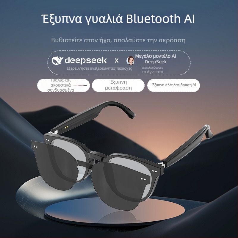AI Bluetooth γυαλιά με μετάφραση, κλήσεις και μουσική — τρία σε ένα για ποδηλασία