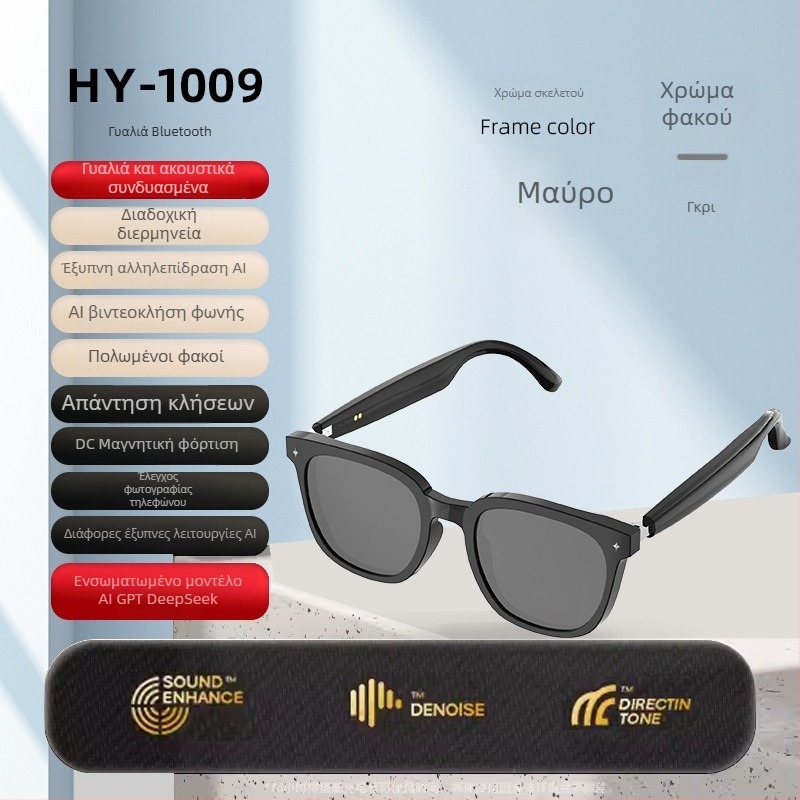AI Bluetooth γυαλιά με μετάφραση, κλήσεις και μουσική — τρία σε ένα για ποδηλασία