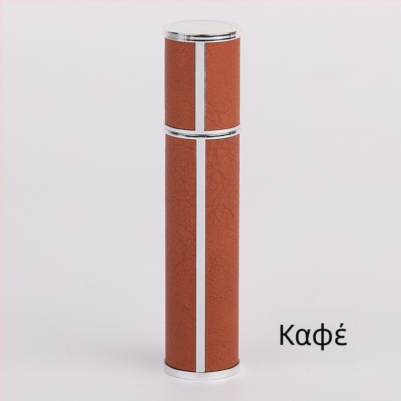 Μπούκαλάκι αρώματος 10 ml για ταξίδι, δερμάτινο, πολυτελές και φορητό δείγμα καλλυντικών με σπρέι