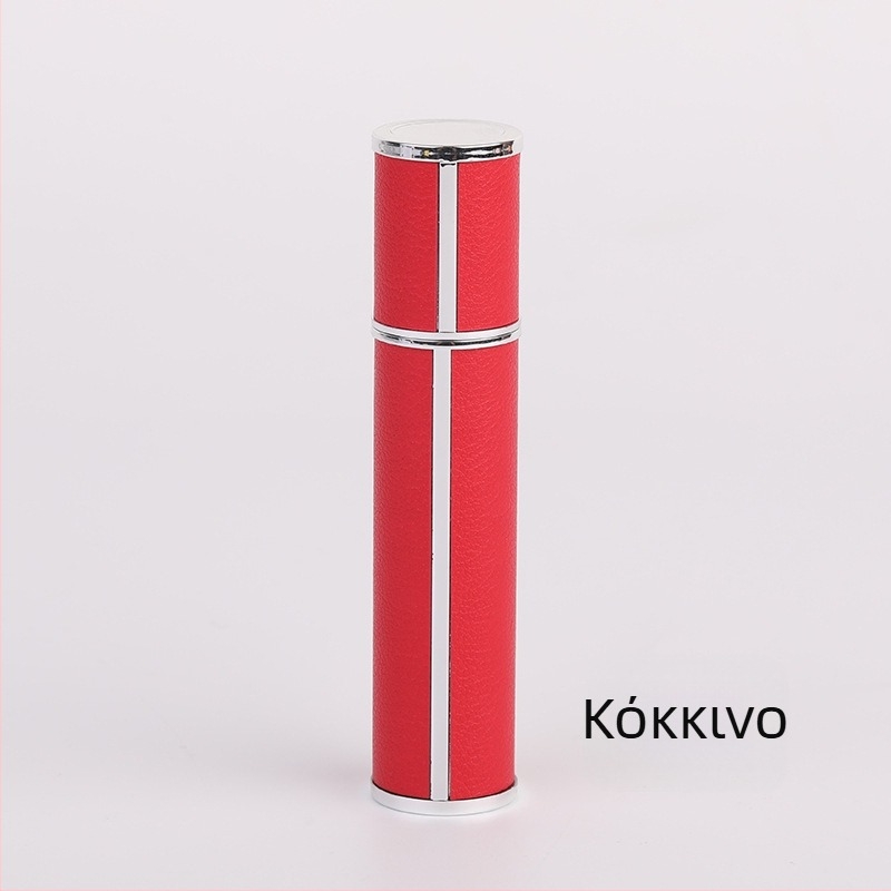 Μπούκαλάκι αρώματος 10 ml για ταξίδι, δερμάτινο, πολυτελές και φορητό δείγμα καλλυντικών με σπρέι