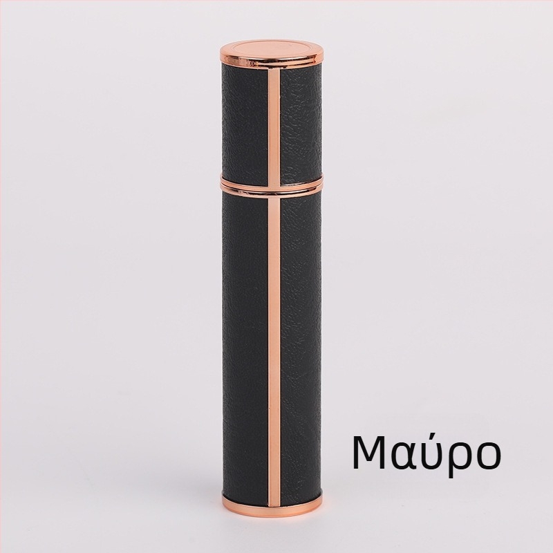 Μπούκαλάκι αρώματος 10 ml για ταξίδι, δερμάτινο, πολυτελές και φορητό δείγμα καλλυντικών με σπρέι