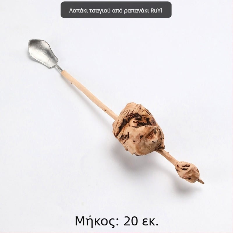 Μπαμπού σετ τσαγιού: κουταλάκι τσαγιού, κουτάλι μέτρησης τσαγιού και κουτάλα τσαγιού – Αξεσουάρ Ζεν τελετής