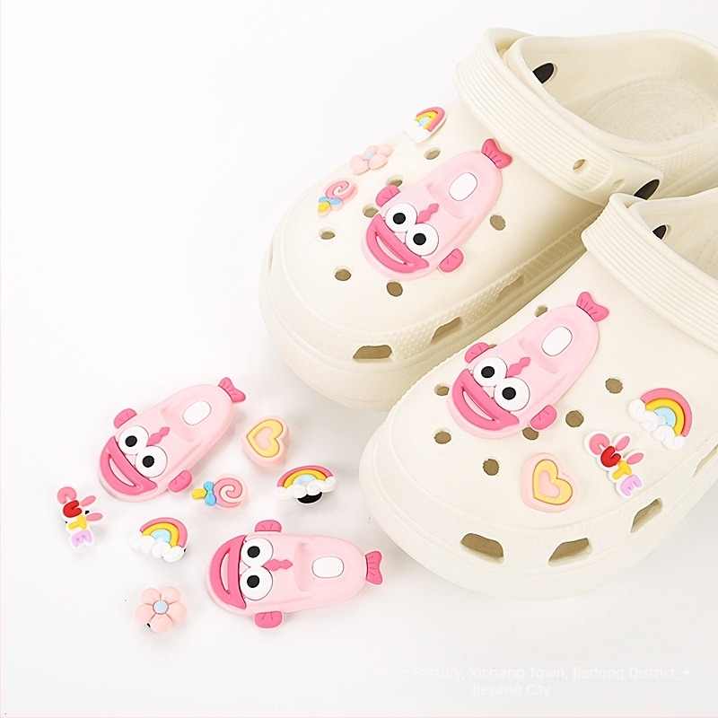Σετ DIY αξεσουάρ για παπούτσια Crocs-style: διακοσμήσεις με denim αστέρι και φιόγκο, λουλούδια για παπούτσια, καρφίτσες μαλλιών και διακοσμητικά θήκων κινητών