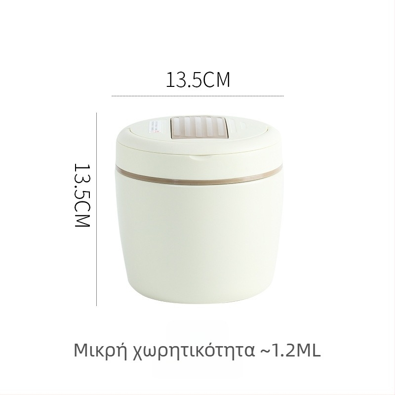 Θερμαινόμενο κουτί γευμάτων από ανοξείδωτο ατσάλι 304, με μπολάκι σούπας, φορητή θήκη για μεσημεριανό γραφείου, διατηρεί ζεστά για 12 ώρες