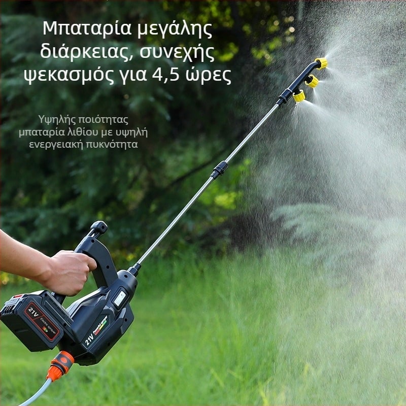 Ηλεκτρικός ψεκαστήρας υψηλής πίεσης για εφαρμογή φυτοφαρμάκων και απολύμανση, γεωργική και οικιακή χρήση, αντικαταστάσιμη μπαταρία λιθίου, συμβατό βύσμα Makita, γενική φόρτιση