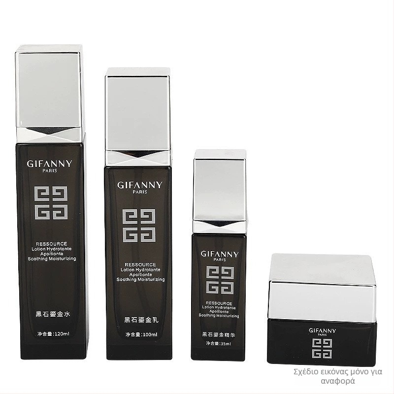Σετ γυάλινα μπουκαλάκια καλλυντικών 30 g/50 g με αντλία για φροντίδα δέρματος (κρέμα, ορός, λοσιόν)