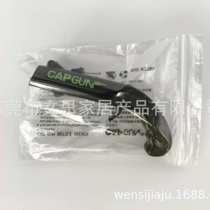 ABS Cap Gun ανοικτήρας για μπουκάλια – πιστόλι στυλ, εκτοξεύει τα καπάκια, πολυλειτουργικός ανοικτήρας μπύρας