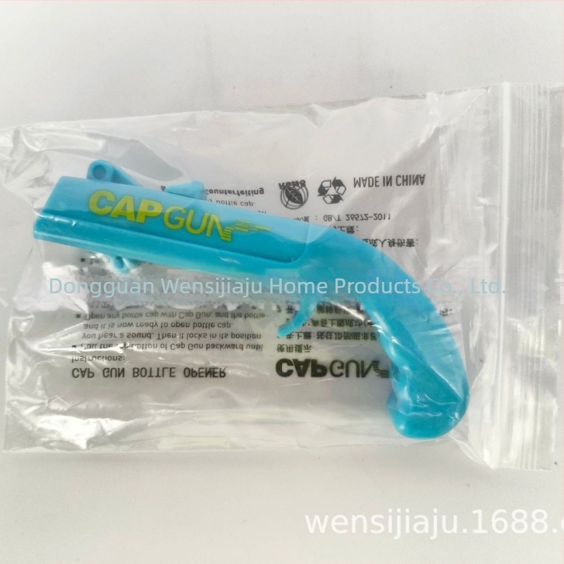 ABS Cap Gun ανοικτήρας για μπουκάλια – πιστόλι στυλ, εκτοξεύει τα καπάκια, πολυλειτουργικός ανοικτήρας μπύρας