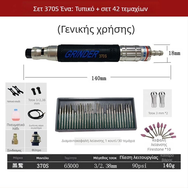 Πνευματικός μολυβογράφος λείανσης — βιομηχανικού επιπέδου υψηλής ταχύτητας, γυάλισμα και εξομάλυνση ακμών
