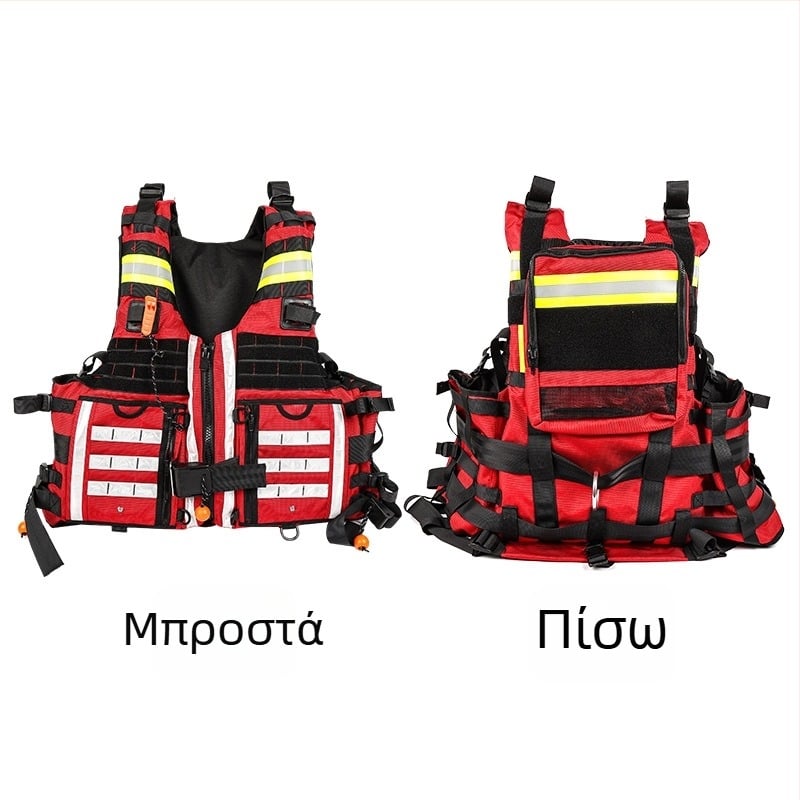 Σωσίδιο διάσωσης για υδάτινες καταστάσεις με υψηλή πλευστότητα, κατάλληλο για ράφτινγκ και χρήση σε σκάφη