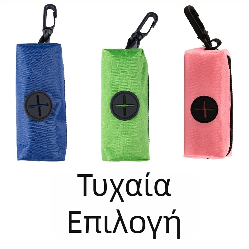 Διανομέας σακουλών απορριμμάτων κατοικίδιου με καμβά αποθήκευσης για σκύλους, φορητός κρεμαστός οργανωτής