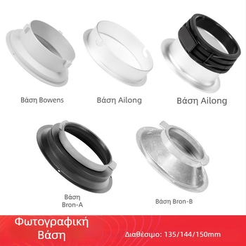 Softbox κούμπωμα με μόντα bayonet, συμβατό με Shenniu, Jiebao, Zhijie softboxes και Zhijie concentrator