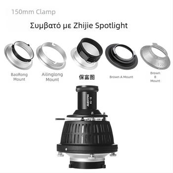 Softbox κούμπωμα με μόντα bayonet, συμβατό με Shenniu, Jiebao, Zhijie softboxes και Zhijie concentrator