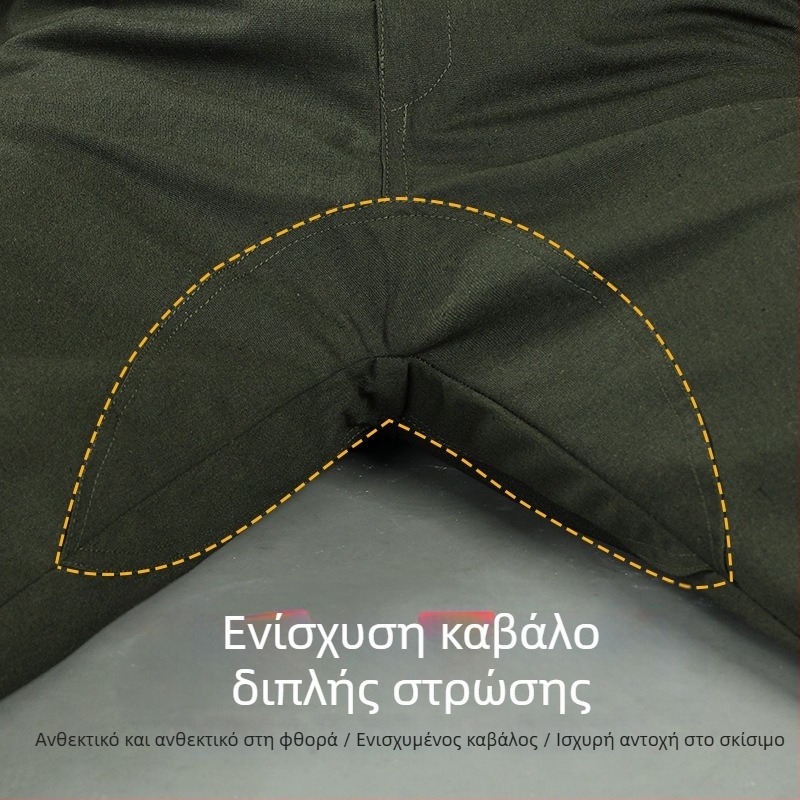 Ανδρικά παντελόνια εργασίας για συγκόλληση, ανθεκτικά, φαρδιά γραμμή, άνοιξη-φθινόπωρο