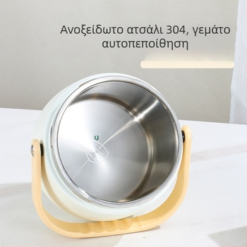 Haowen θερμομονωτικό κουτί γευμάτων από ανοξείδωτο ατσάλι 304, πολυεπίπεδο, φορητό για γραφείο