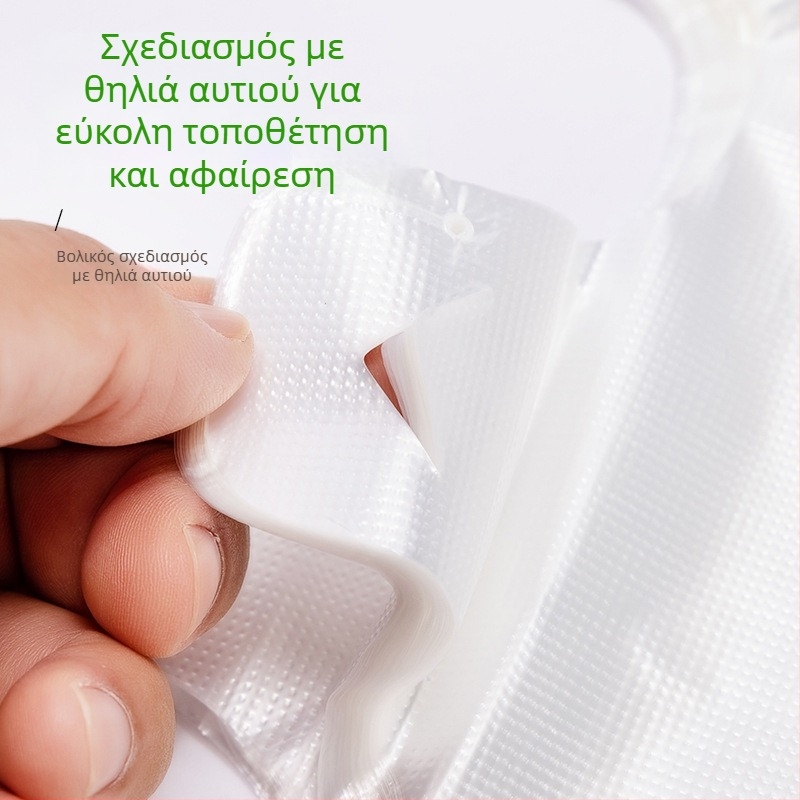 Λευκές διαφανείς πλαστικές σακούλες τροφίμων, για ψωμάκια, φρούτα και λαχανικά – για αγορές και οικιακή χρήση