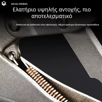 Weida βιομηχανικού επιπέδου βαριές πένσες με πολυλειτουργικό σφιγκτήρα και καθολικές πένσες σωλήνων για ξυλουργικές εργασίες, χειροκίνητο σφράγισμα, κυκλική άκρη, 10 ίντσες