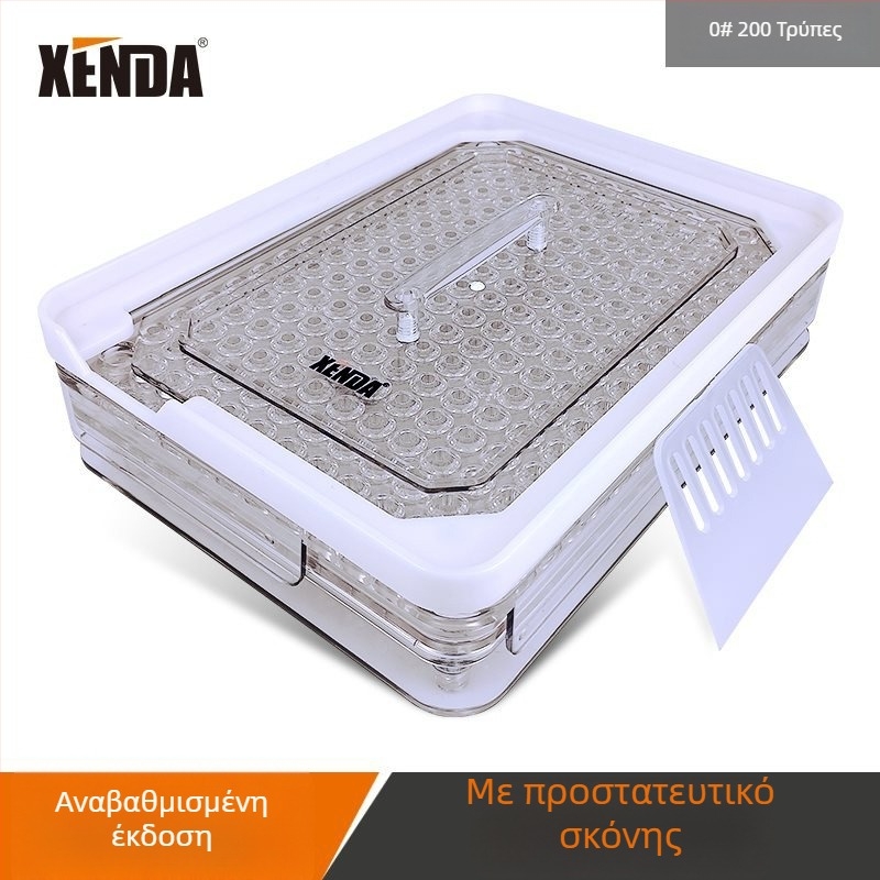 Xenda Αριθ. 0 με 100 οπές κελύφους κάψουλων – Πίνακας πλήρωσης, Μηχανή πλήρωσης σκόνης (Επαγγελματική)