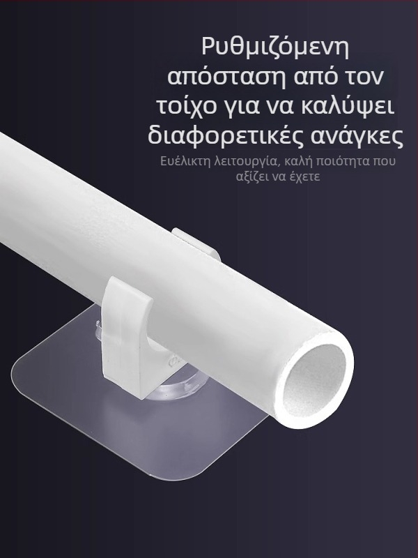 Σφιγκτήρας σωλήνων χωρίς διάτρηση για σωλήνες PPR, U-σχήματος κλιπ, στερέωση σε τοίχο
