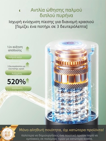 Ηλεκτρική αντλία κρασιού για οικιακή χρήση, αυτοαναρρόφηση διανομέας σε γυάλινο βάζο κρασιού, μικρός πλήρως αυτοματοποιημένος διανομέας αλκοολούχων ποτών