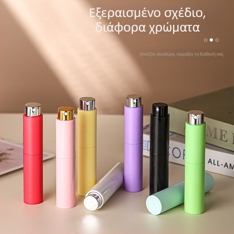 10 ml φιάλίδιο επαναπλήρωσης αρωμάτων με περιστρεφόμενο εκτεινόμενο ψεκαστήρα – γυάλινο άδειο μπουκάλι