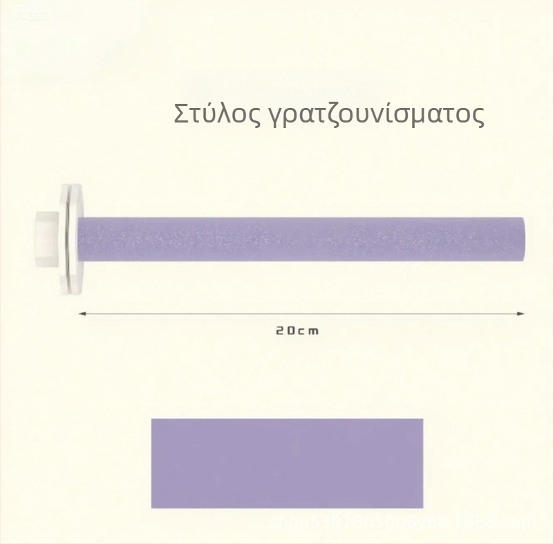 Δίσκος γρατσουνίσματος για παπαγάλους με χρωματιστό σχέδιο για τρίψιμο ράμφους και νυχιών, βάση για πουλιά, μικρό μέγεθος