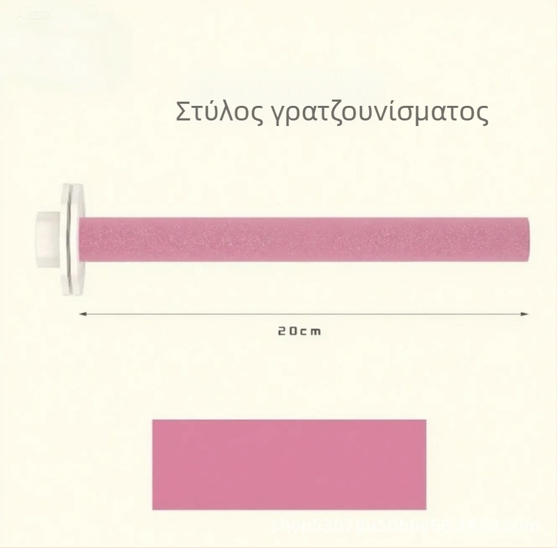 Δίσκος γρατσουνίσματος για παπαγάλους με χρωματιστό σχέδιο για τρίψιμο ράμφους και νυχιών, βάση για πουλιά, μικρό μέγεθος