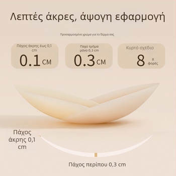 Επίθεμα θηλής από σιλικόνη, αόρατο και χωρίς ίχνη, επαναχρησιμοποιούμενο, ultra-thin και διαπερατό επίθεμα στήθους για το καλοκαίρι
