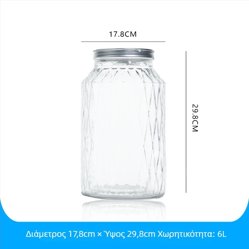 Γυάλινος διανομέας ποτών με βρύση, κάδος ανάμειξης για σπιτικά ροφήματα, φρουτώδες τσάι, χυμούς και αναψυκτικά