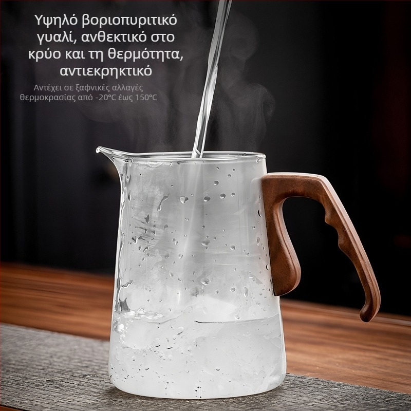 Κομψό σετ τσαγιού με διαχωρισμό τσαγιού και νερού — τσαγιέρα, φλιτζάνι, σετ φίλτρου για γραφείο