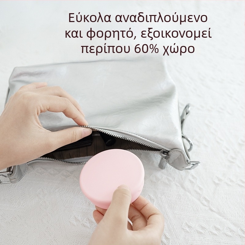 Exclusive Era Φορητό Πτυσσόμενο Σιλικονούχο Ποτήρι Νερού, Διατροφικής Ποιότητας, Για Κατασκήνωση, Τσάι και Ταξίδια