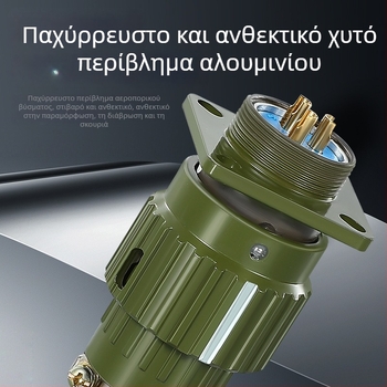 Αεροπορικός συνδετήρας, αρσενικό και θηλυκό, βιομηχανική υποδοχή Y2M, 2/3/4/5/7/10/14 πυρήνες, συνδετήρας με κούμπωμα