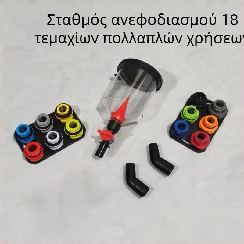 Σετ 18 χωνιών πλήρωσης αντιψυκτικού αυτοκινήτου, συμβατό με πολλά μοντέλα, φορητό και πολυλειτουργικό για γέμισμα