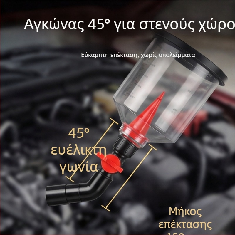 Σετ 18 χωνιών πλήρωσης αντιψυκτικού αυτοκινήτου, συμβατό με πολλά μοντέλα, φορητό και πολυλειτουργικό για γέμισμα