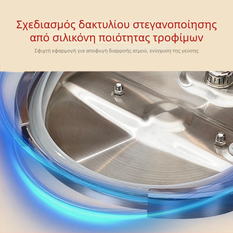 Fuerxing κατσαρόλα πίεσης για εμπορική και οικιακή χρήση, συμβατή με γκάζι και επαγωγικές εστίες, μεγάλη χωρητικότητα, παχύτερο ανοξείδωτο ατσάλι, προστασία από έκρηξη