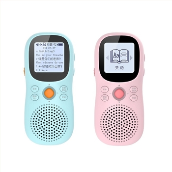 Έξυπνη φορητή Bluetooth συσκευή για αγγλικά ακουστικά και εκμάθηση, μαθητές, 16 GB αποθηκευτικό χώρο, ήχος mono, επαναφορτιζόμενη μπαταρία, 3W ηχείο, ABS περίβλημα, μπλε ή ροζ