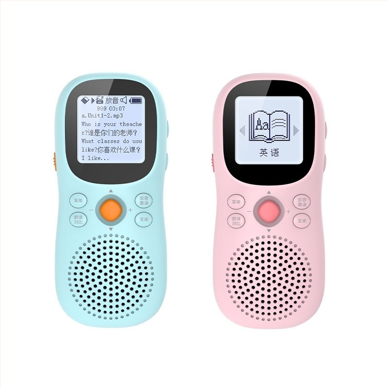 Έξυπνη φορητή Bluetooth συσκευή για αγγλικά ακουστικά και εκμάθηση, μαθητές, 16 GB αποθηκευτικό χώρο, ήχος mono, επαναφορτιζόμενη μπαταρία, 3W ηχείο, ABS περίβλημα, μπλε ή ροζ