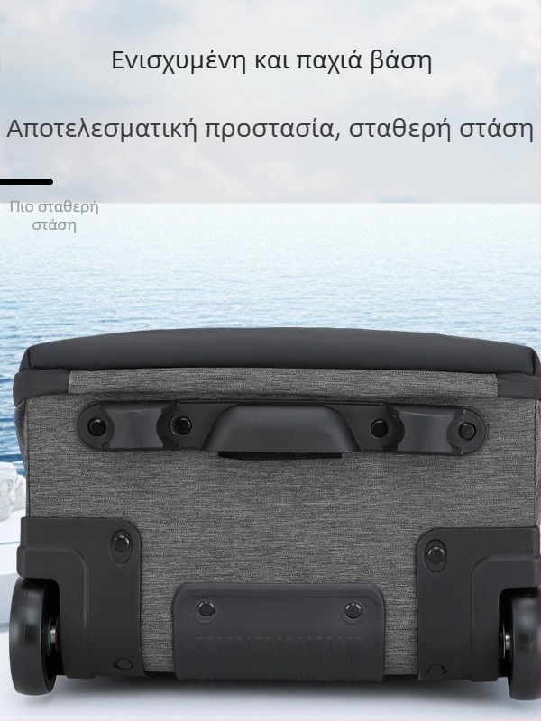 Ανδρικό σακίδιο με ρόδες για φορητό υπολογιστή, προσαρμοσμένο λογότυπο, εταιρικό δώρο, ευρύχωρο επαγγελματικό σακίδιο ταξιδιού