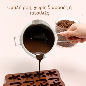 Κατσαρόλα γάλακτος από ανοξείδωτο ατσάλι 304 για το λιώσιμο βουτύρου, τυριού και σοκολάτας — κουζίνας