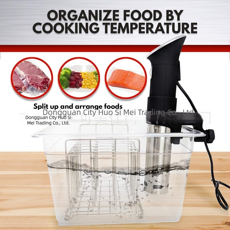 Δεξαμενή νερού 11L με καπάκι για συσκευή sous vide μαγειρέματος σε χαμηλή θερμοκρασία
