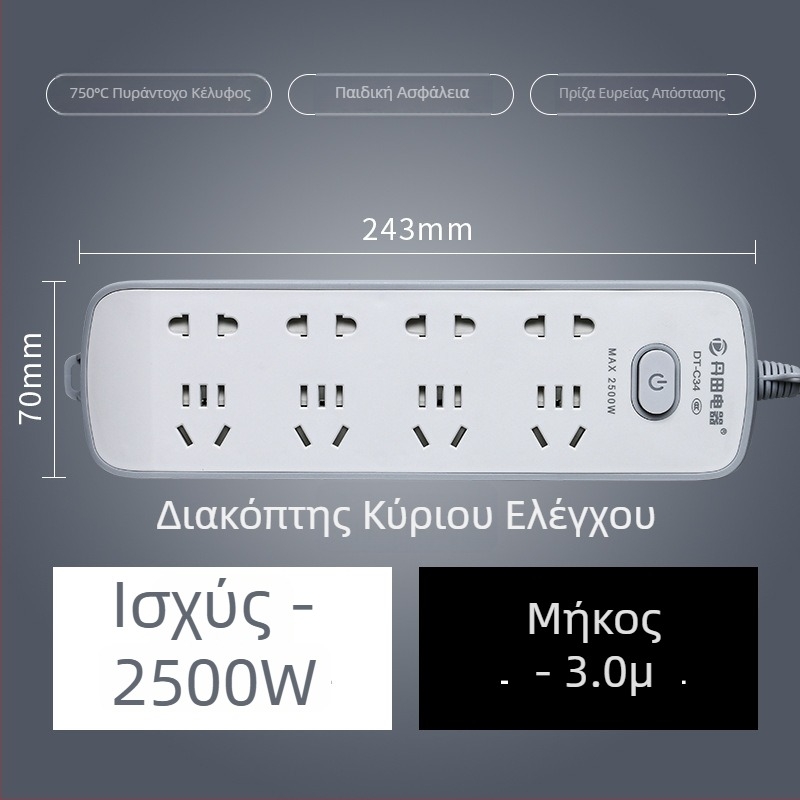 Πρίζα USB με θύρες USB, Νέο Εθνικό Πρότυπο, πολυλειτουργική επέκταση για οικία και γραφείο