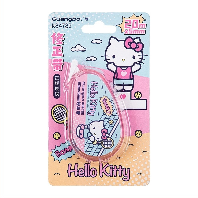 Guangbo 84782 Sanrio Family Series 20 m Ταινία Διόρθωσης, Φορητή, Άμεση Διόρθωση Λαθών, Ομαλή Εφαρμογή