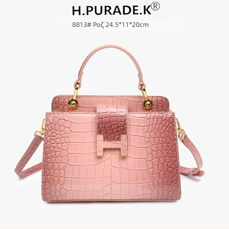 Ελαφριά πολυτελής γυναικεία τσάντα crossbody με μοτίβο κροκόδειλου, μικρή και ευέλικτη για καθημερινή χρήση