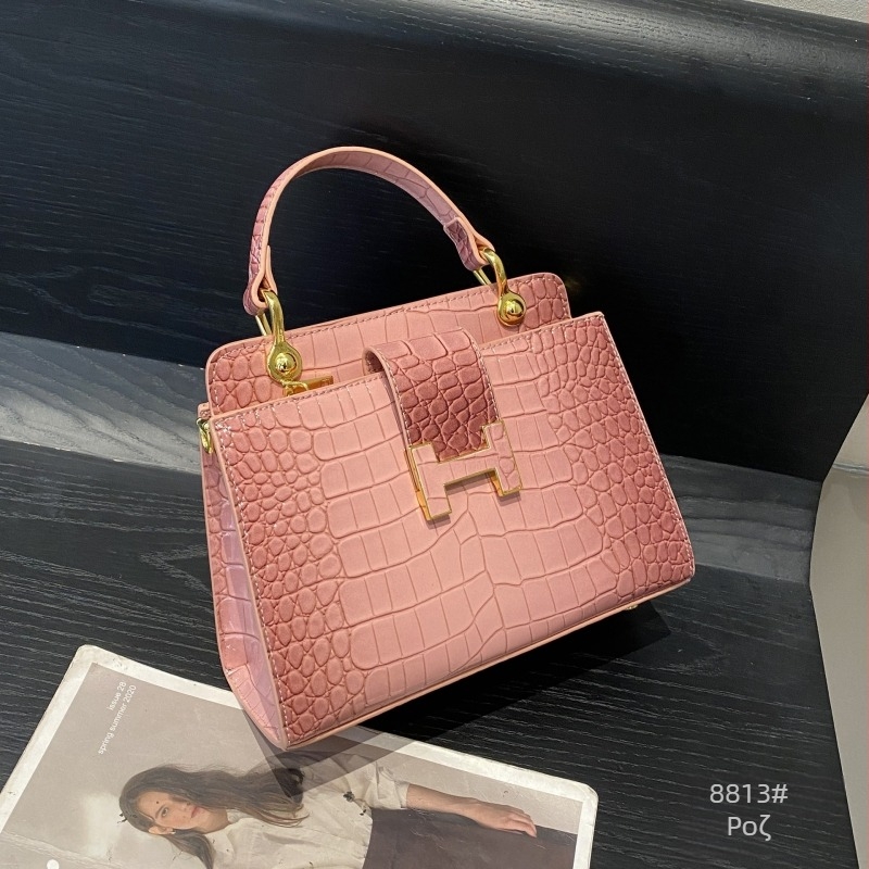Ελαφριά πολυτελής γυναικεία τσάντα crossbody με μοτίβο κροκόδειλου, μικρή και ευέλικτη για καθημερινή χρήση