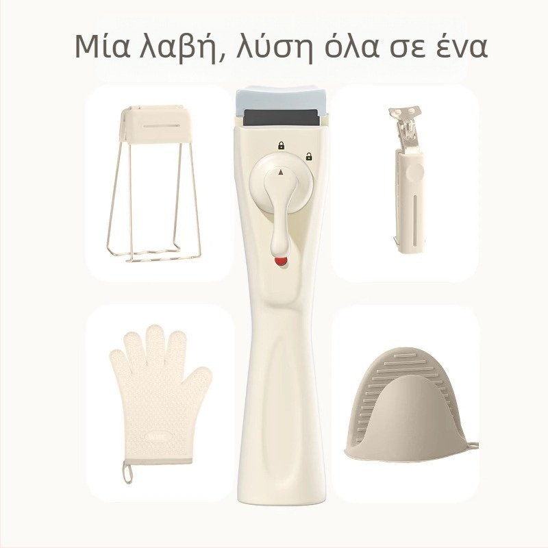Λαβή αντικολλητικού τηγανιού και wok – καθολική λαβή κατσαρόλας κατά της καύσης, ανθεκτική σε υψηλές θερμοκρασίες, φορητή για εξωτερική χρήση