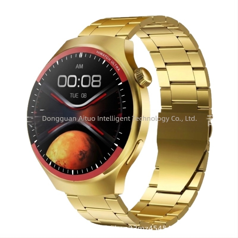 Watch4 Pro+ Smartwatch με οθόνη HD 1,52 ιντσών, Bluetooth κλήσεις, παρακολούθηση καρδιακού ρυθμού και οξυγόνου αίματος