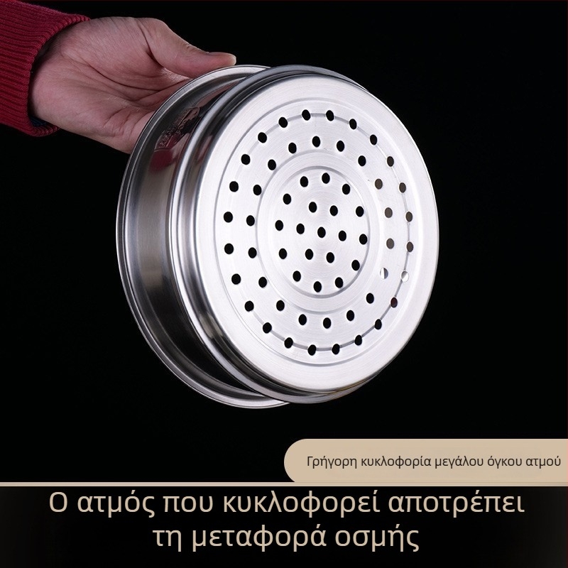 Υπερπαχυμένη κατσαρόλα γάλακτος από ανοξείδωτο ατσάλι 304 – κατσαρόλα για βρεφικό φαγητό, μικρή οικιακή κατσαρόλα γάλακτος με σχάρα ατμού, δώρο